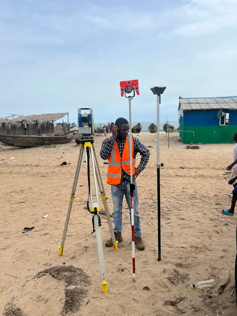 OME Land Surveyor operations at Ibeju-Lekki waterfront